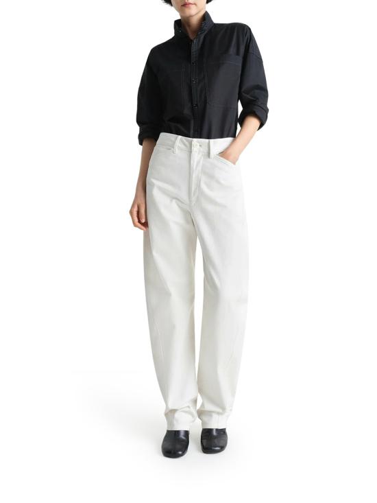 25SS 르메르 데님 팬츠 PA1181LF1365WH014 CREAMY WHITE Nude Neutrals - LEMAIRE