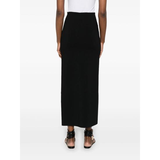 25SS 막스마라 미디 스커트 ALCE 163 012 BLACK - MAX MARA