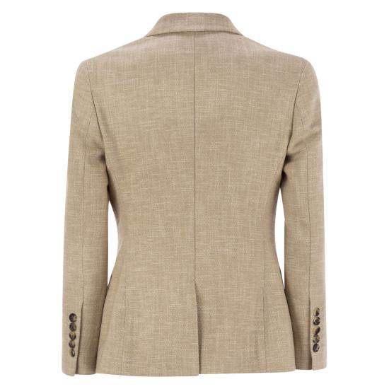 25SS 사울리나 수트 자켓 SAB202 BEIGE - SAULINA