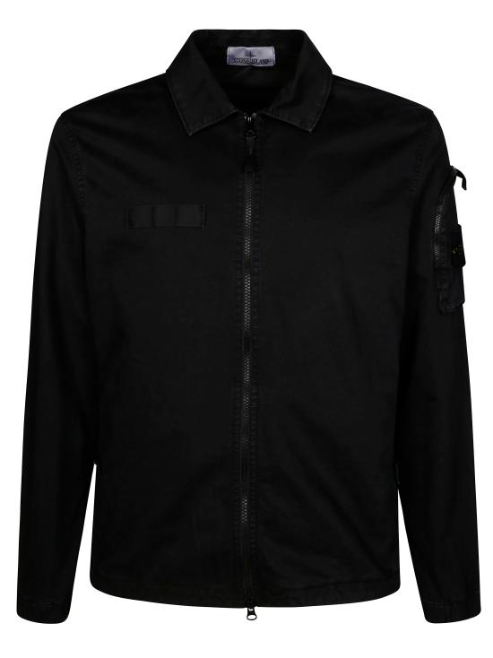 25SS 스톤 아일랜드 긴팔 셔츠 K1S15 1200003 S0004 V0129 BLACK