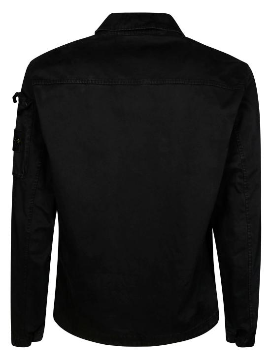 25SS 스톤 아일랜드 긴팔 셔츠 K1S15 1200003 S0004 V0129 BLACK - STONE ISLAND