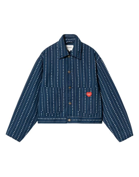 25SS 칼하트 WIP 데님 자켓 I034845 2RU02