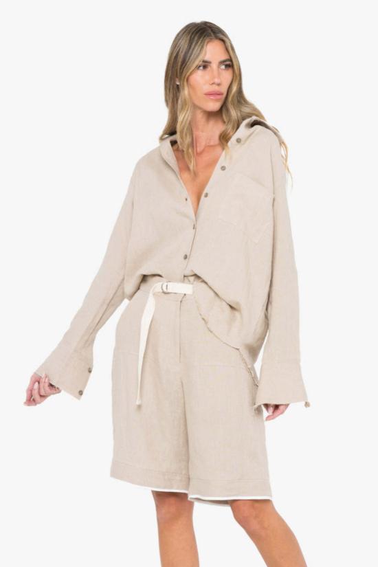  JBQ 블라우스 베켓 셔츠 사파리