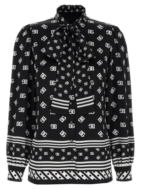 25SS 돌체앤가바나 블라우스 F5T41THI1X1HN4ZW White Black