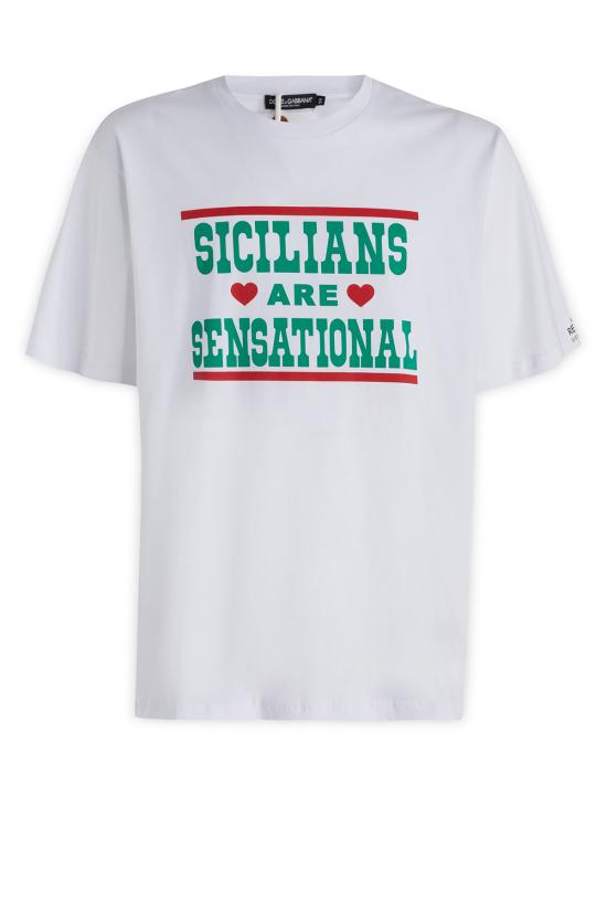  돌체앤가바나 반팔 티셔츠 G8QI6TFU7EQ W0001