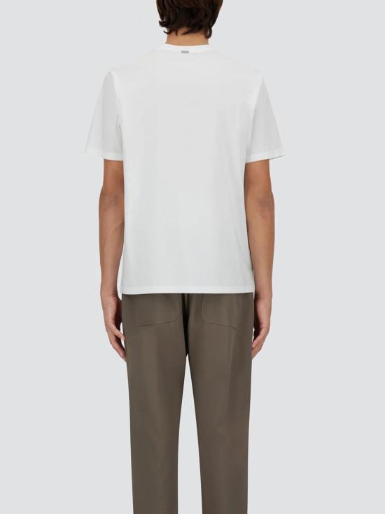 25SS 에르노 반팔 티셔츠 JG000174U52003 1000 BIANCO - HERNO