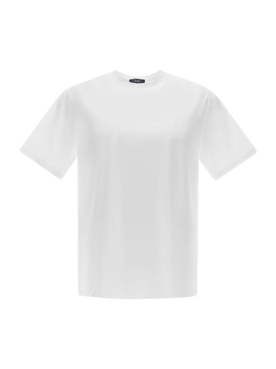 25SS 에르노 슈퍼파인 코튼 스트레치 티셔츠 JG000174U52003 1000 BIANCO