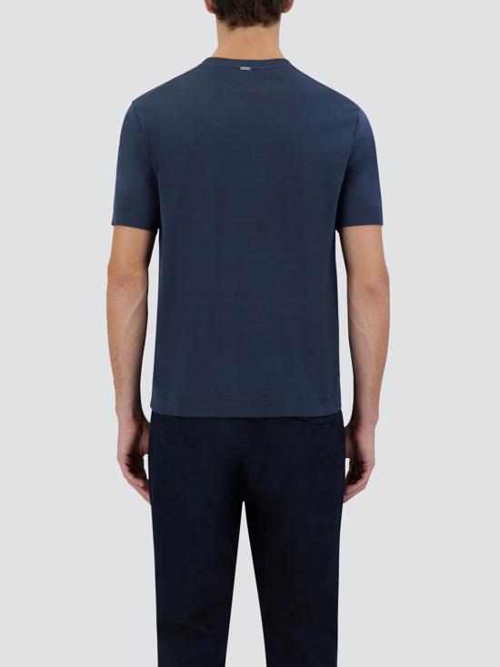 25SS 에르노 반팔 티셔츠 JG000206U52059 9200 BLU - HERNO