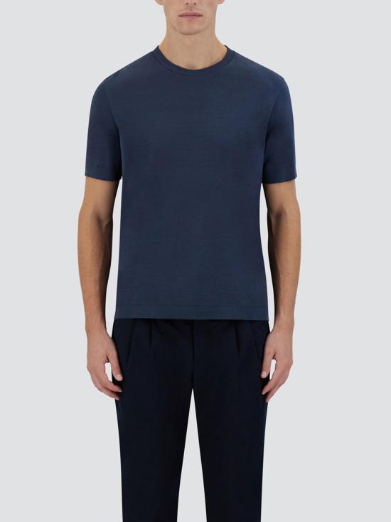 25SS 에르노 반팔 티셔츠 JG000206U52059 9200 BLU - HERNO