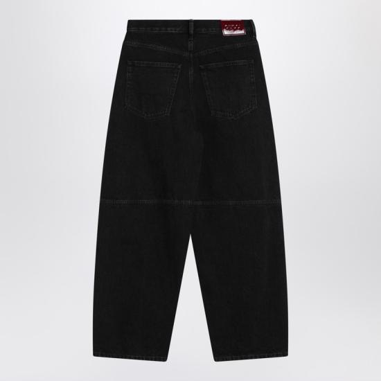 25SS 구찌 스트레이트 팬츠 828601XDDA5 Black - GUCCI