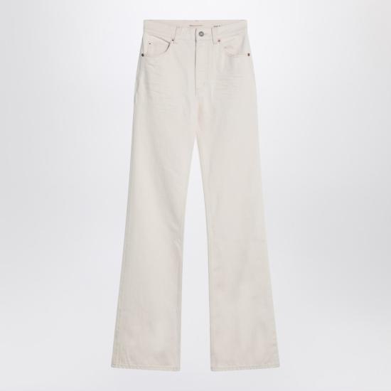 25SS 생로랑 스트레이트 팬츠 823599Y30UA White