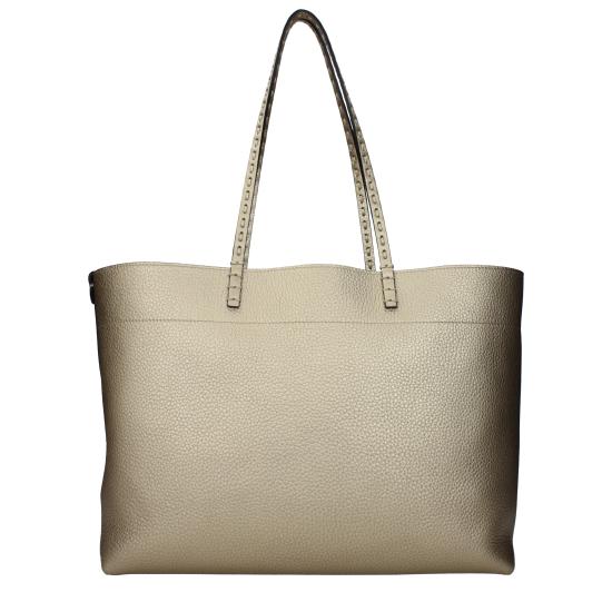 26SS 펜디 롤 미디움 218 핸드 순 탑스티치즈 셀러리아 쇼퍼백 8BH428ALVKF1QIN - FENDI