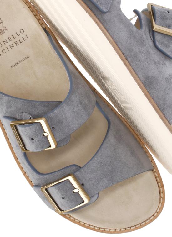 25SS 브루넬로 쿠치넬리 뮬/슬리퍼 MZUSILY235 CAY30 Grey - BRUNELLO CUCINELLI