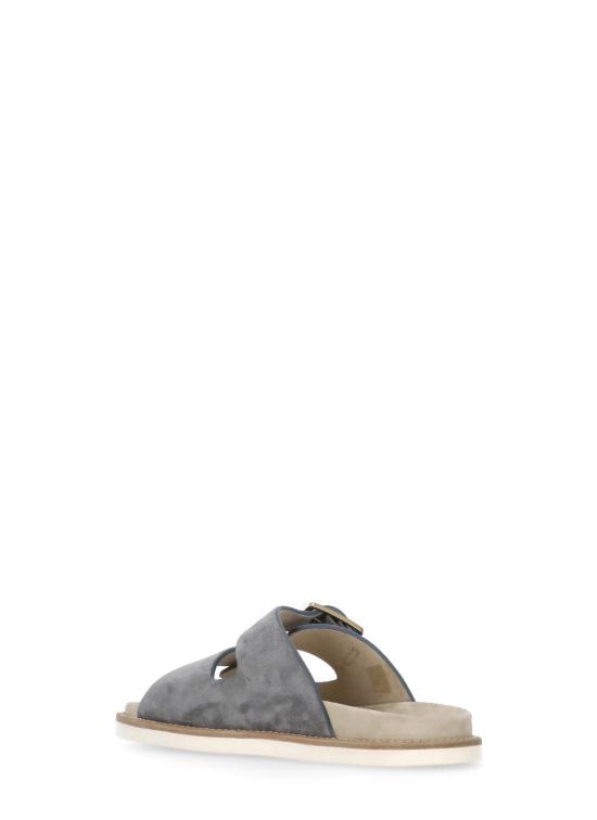 25SS 브루넬로 쿠치넬리 뮬/슬리퍼 MZUSILY235 CAY30 Grey - BRUNELLO CUCINELLI