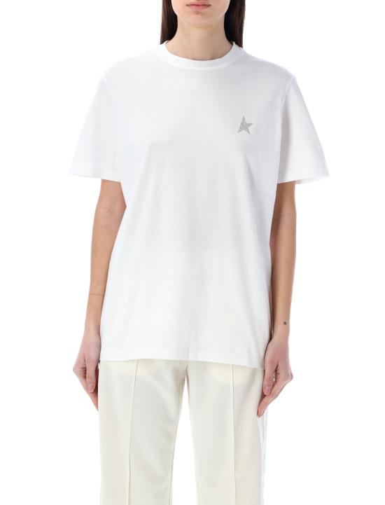 25SS 골든구스 반팔 티셔츠 GWP01220P000594 80185 Bianco