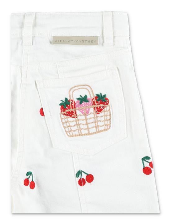 25SS [주니어] 스텔라 맥카트니 진 TW6B80Z2573 101EM White - STELLA MCCARTNEY