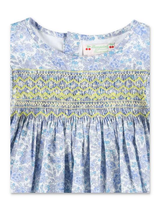 25SS [키즈] 봉쁘앙 레이스 소재 셔츠/블라우스 S05GBLW00043 510A Blu - BONPOINT