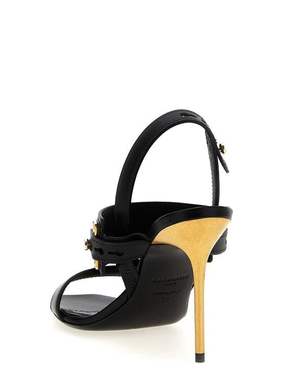 25SS 발망 샌들 EN1UH086LVITEAD Black - BALMAIN