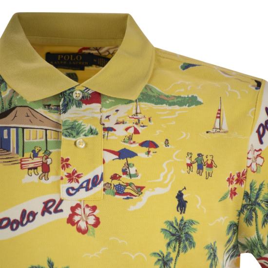 25SS 폴로 랄프로렌 폴로 티셔츠 710963485 YELLOW - POLO RALPH LAUREN