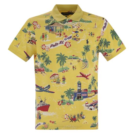 25SS 폴로 랄프로렌 폴로 티셔츠 710963485 YELLOW