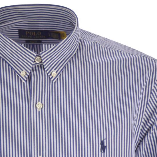  폴로 랄프로렌 긴팔 셔츠 710928254 WHITE BLUE - POLO RALPH LAUREN