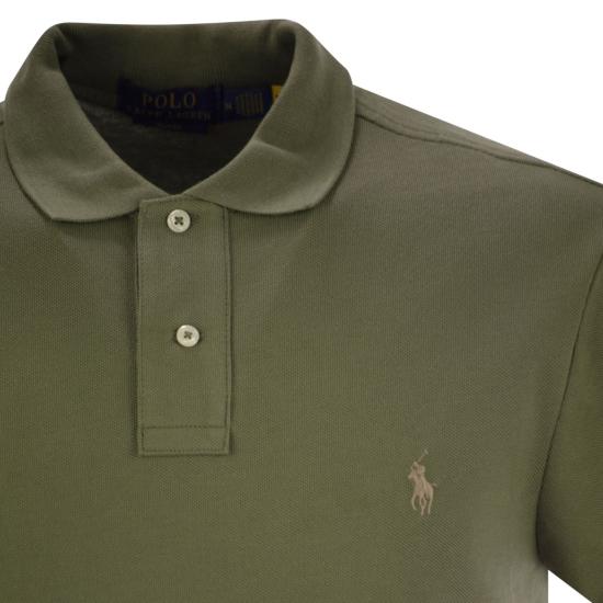  폴로 랄프로렌 폴로 티셔츠 710536856 MILITARY GREEN - POLO RALPH LAUREN
