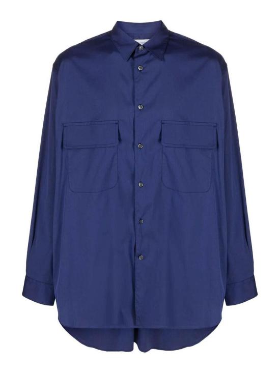  꼼데가르송 긴팔 셔츠 FLB059W23NAVY Dark Blue