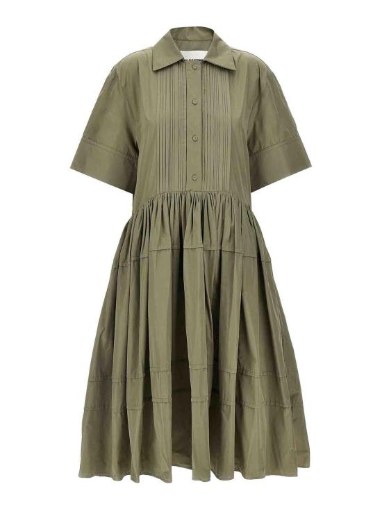  질샌더 미디 원피스 J02CT0493J70005317 Green