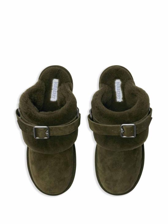 24FW 버버리 뮬/슬리퍼 8092527 Green - BURBERRY