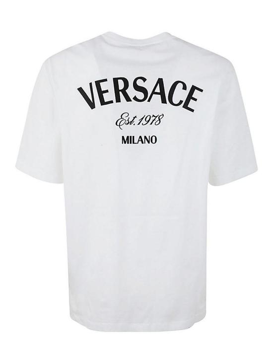  베르사체 반팔 티셔츠 10133021A098651W010 White - VERSACE