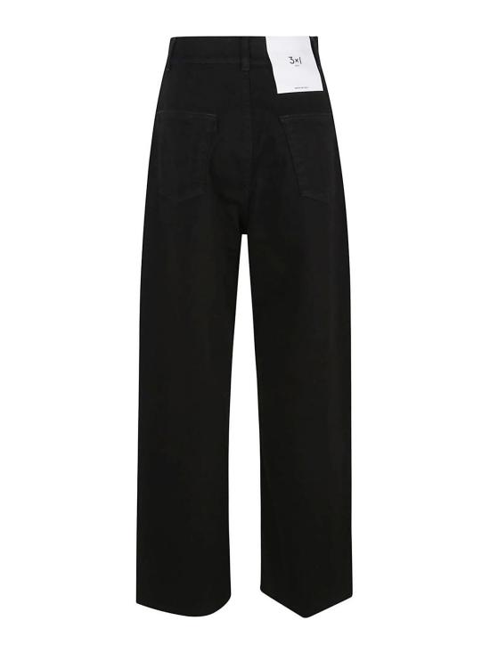  3x1 스트레이트 팬츠 HELLENDS1084SNOIR Black - 3X1