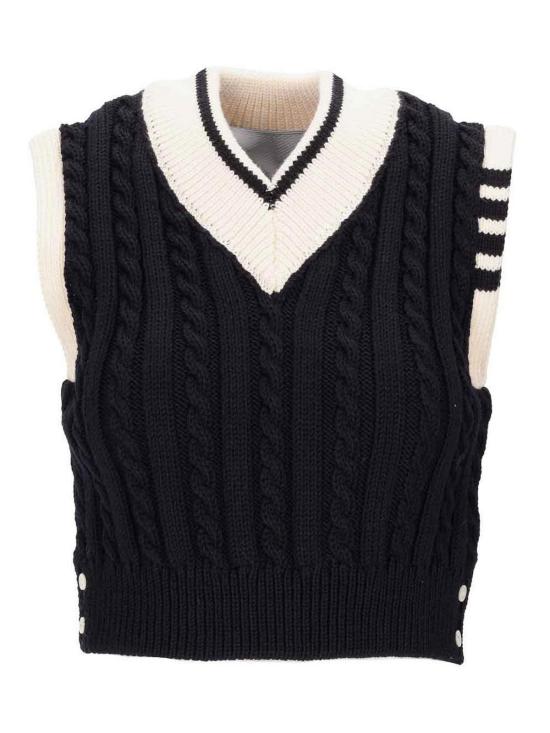  톰브라운 베스트 FKV205AY1024415 Dark Blue