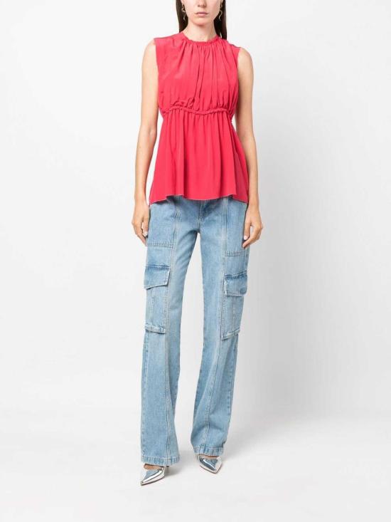  랑방 민소매 티셔츠 RWTO00165735A23594 Green - LANVIN