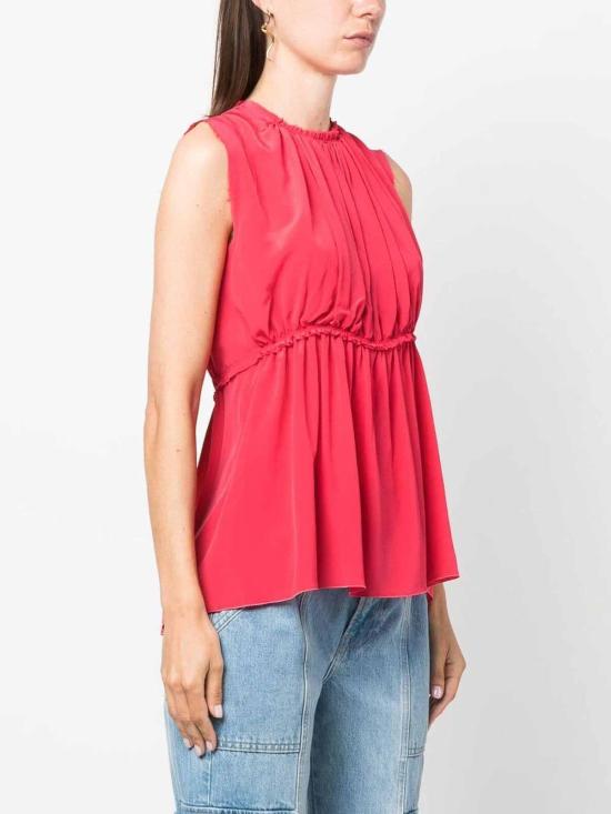  랑방 민소매 티셔츠 RWTO00165735A23594 Green - LANVIN