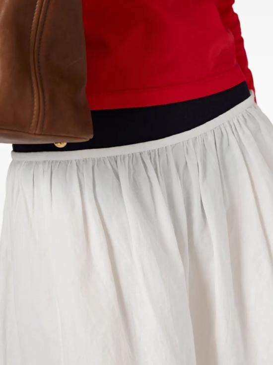 25SS 미우미우 숏 스커트 MG2425SOOO 163M F0009 BIANCO - MIU MIU