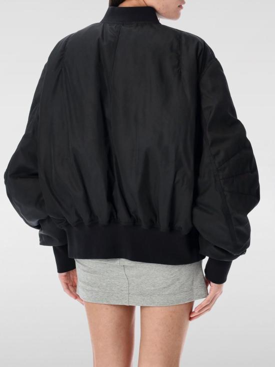 25FW 디 아티코 봄버 자켓 250WCB00070PLL001AA 100 Black - THE ATTICO