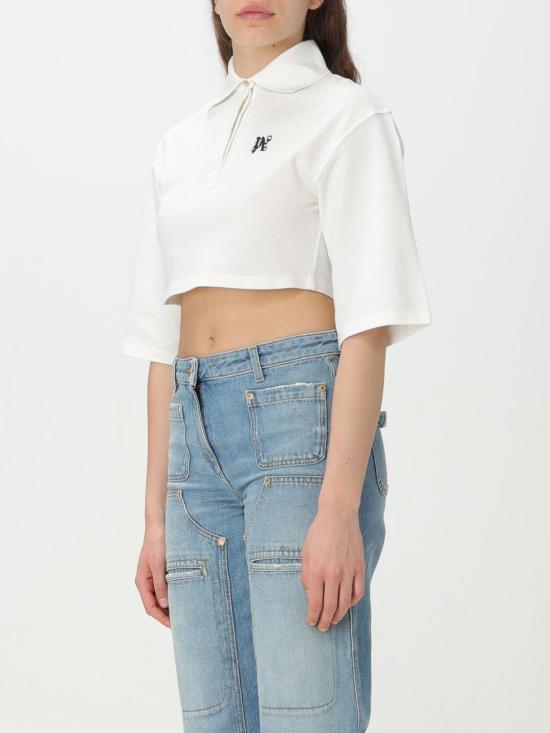 25FW 팜앤젤스 반팔 티셔츠 PWGB012S24FAB001 0310 White - PALM ANGELS