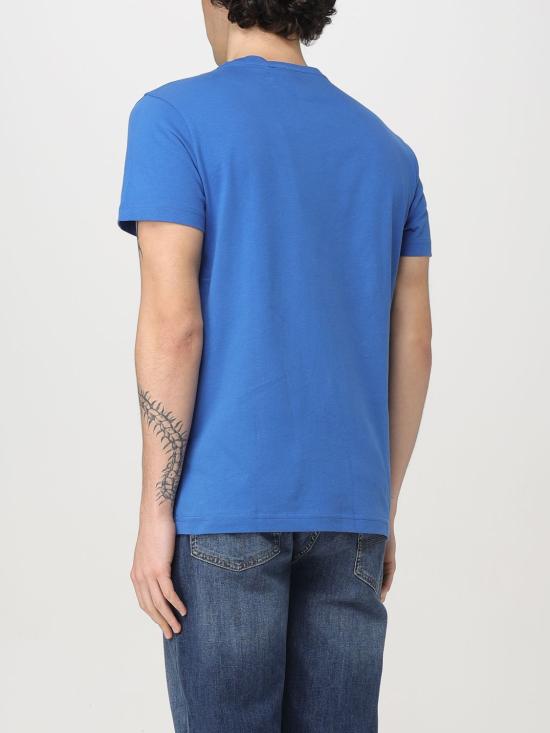 25FW 까웨 반팔 티셔츠 K007JE0 063 Blue 2 - K-WAY