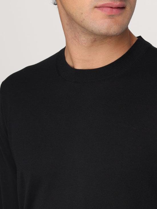 25FW 파올로페코라 스웨터 A002F200 9000 Black - PAOLO PECORA