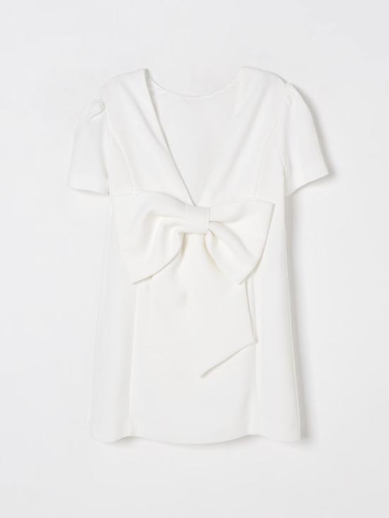 25SS [키즈] 트윈셋 원피스 251GJ2QN9 00808 White - TWINSET