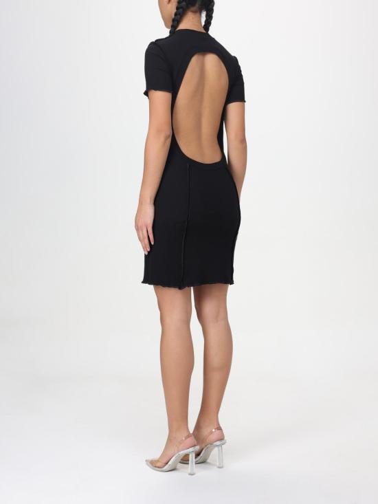 25FW 팜앤젤스 미디 원피스 PWDB055S24FAB001 1003 Black - PALM ANGELS