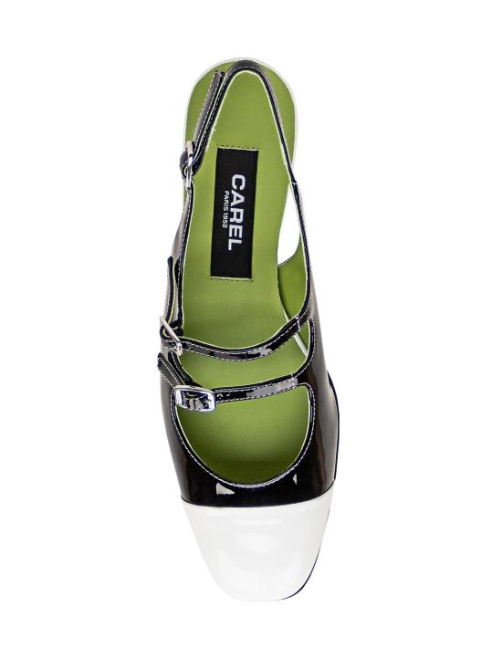  카렐 페리스 힐/펌프스 ABRICOT24332214 BLACKWHITE BLACK WHITE - CAREL PARIS