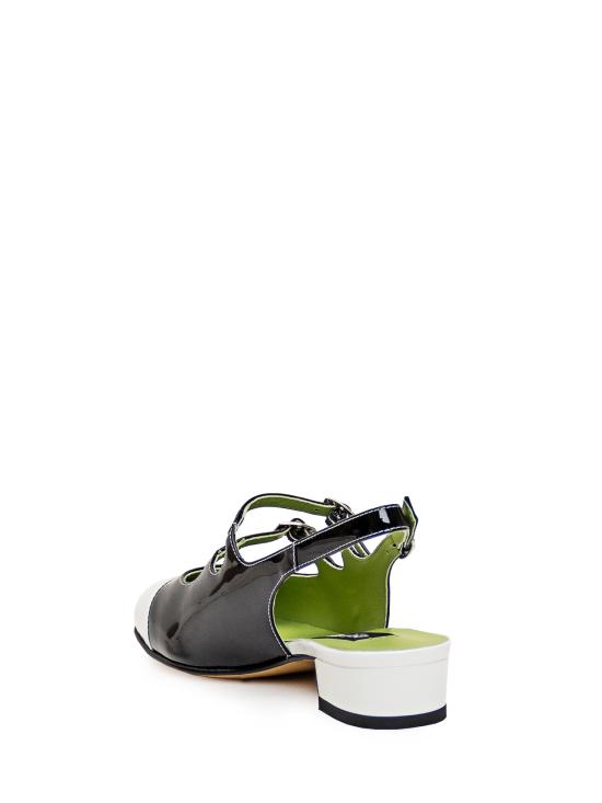  카렐 페리스 힐/펌프스 ABRICOT24332214 BLACKWHITE BLACK WHITE - CAREL PARIS