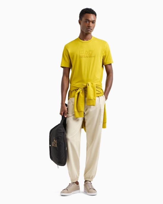 25SS 엠포리오 아르마니 반팔 티셔츠 7M000224 AF10375 U7036 Yellow - EMPORIO ARMANI