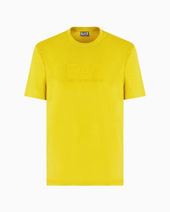 25SS 엠포리오 아르마니 반팔 티셔츠 7M000224 AF10375 U7036 Yellow