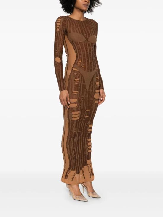 25SS 디젤 롱 원피스 A181250BJBI 7DG Brown - DIESEL