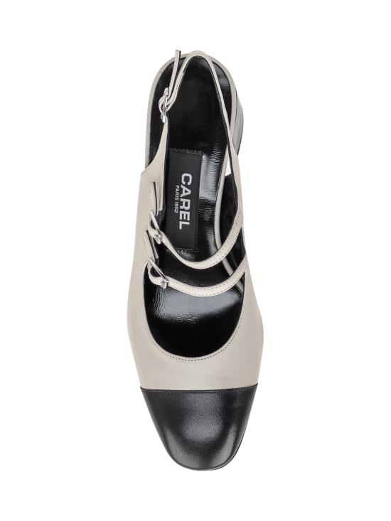 25SS 카렐 페리스 힐/펌프스 332160 BEIGE BLACK - CAREL PARIS