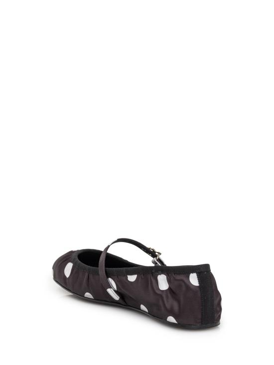 24FW 돌체앤가바나 플랫 슈즈 CB0222AV885 HNXVW POIS MEDIO BCO NERO - DOLCE & GABBANA