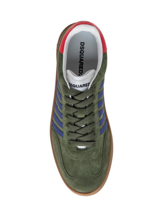 24FW 디스퀘어드2 스니커즈 SNM036414170001 M2982 OLIVA BLU ROSSO - DSQUARED2