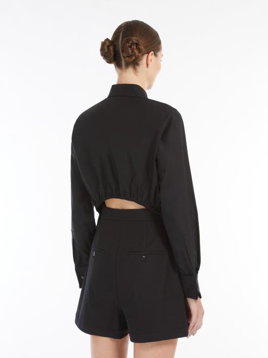 25SS 막스마라 셔츠 2511111253600 003 Black - MAX MARA